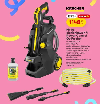 Myjka ciśnieniowa K 4 Power Control Go!Further promocja w Castorama