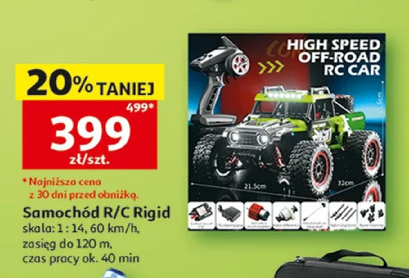 Samochód R/C Rigid promocja w Auchan