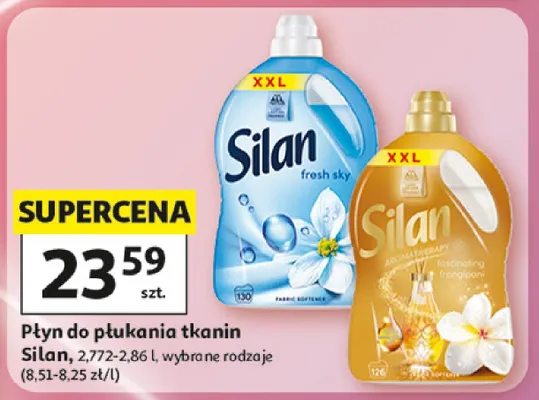 Płyn do płukania tkanin Silan gold XXL promocja w Auchan