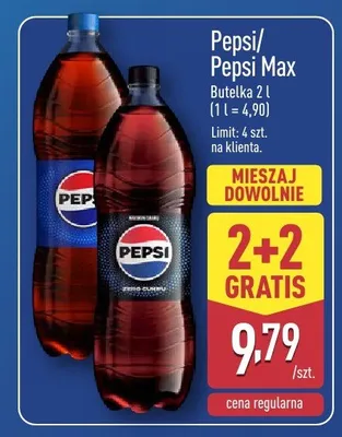 Napój Pepsi Max promocja w Aldi