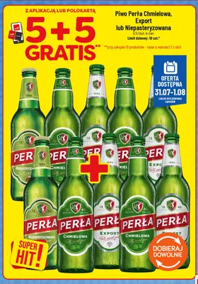 Piwo Perła Chmielowa promocja w POLOmarket