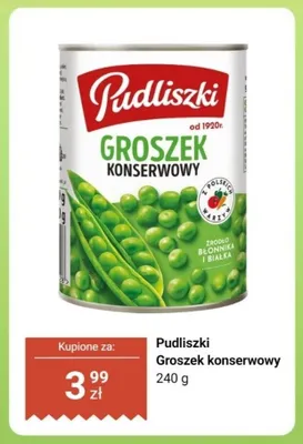 Groszek konserwowy promocja w Dino