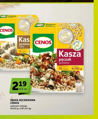 Kasza jęczmienna wiejska Cenos 4-pak promocja w ABC