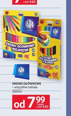 Kredki ołówkowe Astra promocja w Selgros