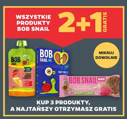 Produkty Bob Snail promocja w Netto