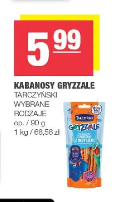 Kabanosy Gryzzale Tarczyński promocja w SPAR