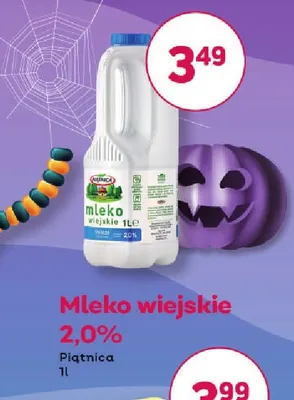 Mleko wiejskie Piątnica 2,0% promocja w Bliski
