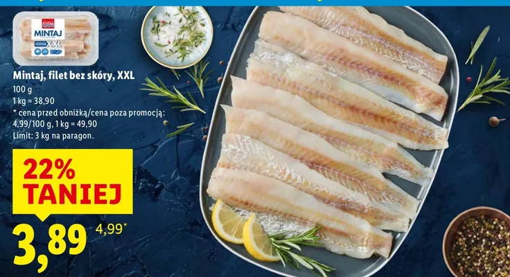 Filet bez skóry, XXL promocja w Lidl