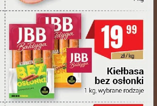 Kiełbasa bez osłonki JBB Bałdyga promocja w Premium Nasz Sklep