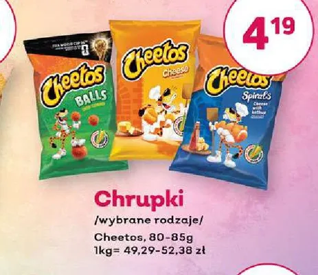 Chrupki Cheetos Balls promocja w Bliski