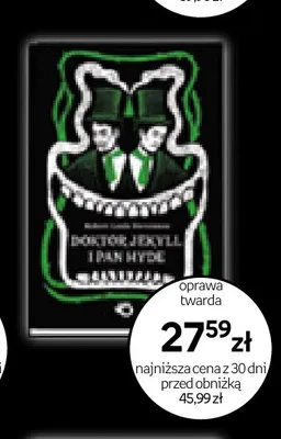 Książka Doktor Jekyll i pan Hyde Robert Louis Stevenson promocja w Empik
