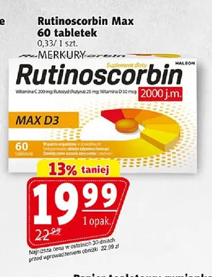 Rutinoscorbin Max promocja w Prim Market