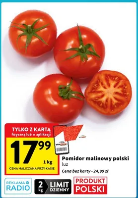 Pomidor malinowy polski luz promocja w Intermarche