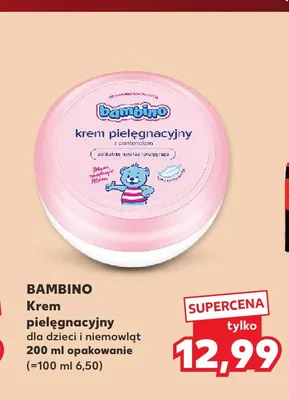 Krem pielęgnacyjny dla dzieci i niemowląt Bambino promocja w Kaufland