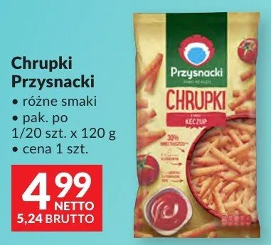 Chrupki Przysnacki różne smaki promocja w Makro