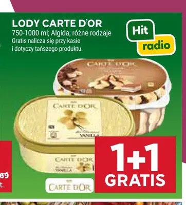 Lody czekoladowe Carte D'Or promocja w Stokrotka