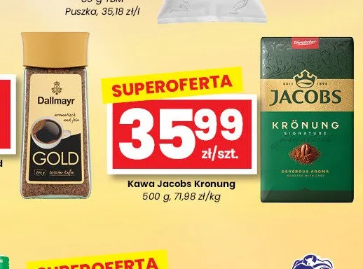 Kawa mielona Jacobs Krönung promocja w emma MARKET
