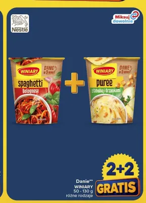 Danie w 5 minut Puree z cebulką i grzankami Winiary promocja w Carrefour