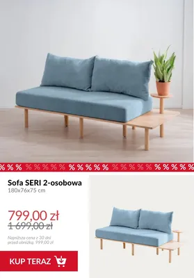 Sofa Seri 2-osobowa promocja w Homla