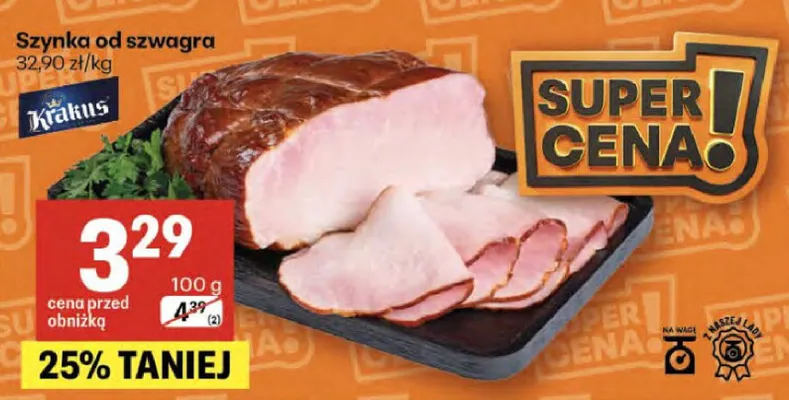 Szynka od szwagra promocja w Delikatesy Centrum