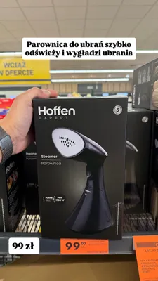 Parownica do ubrań Hoffen Expert 1700W promocja w Biedronka