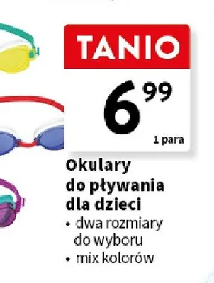 Okulary do pływania dla dzieci promocja w Intermarche