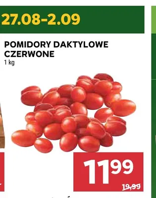 Pomidory daktylowe czerwone promocja w Stokrotka