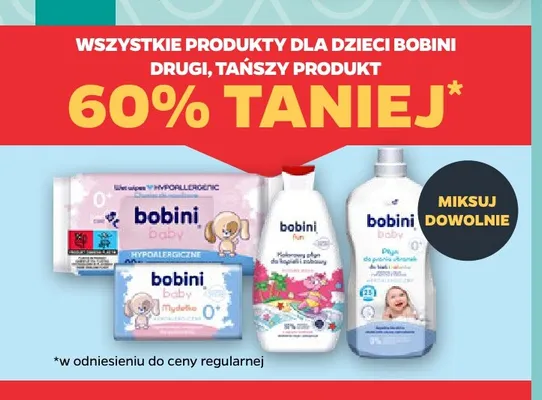 Chusteczki nawilżane Bobini baby promocja w Netto