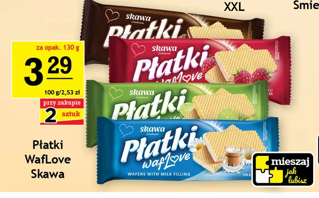 Płatki WafLove Skawa promocja w Gram Market
