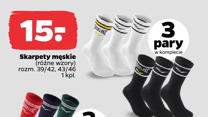 Skarpety męskie promocja w Netto