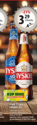 Piwo Tyskie Gronie promocja w Arhelan