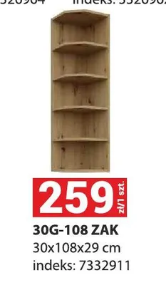 Szafka kuchenna Aria 30 g-108 Zak promocja w Merkury Market
