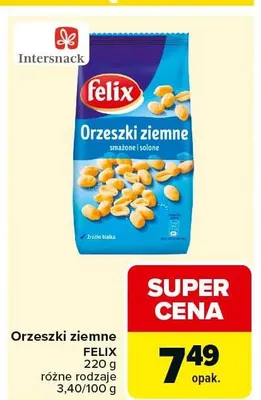 Orzeszki ziemne promocja w Carrefour Market