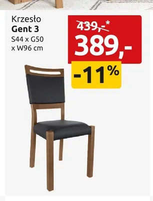 Krzesło Gent 3 promocja w Black Red White