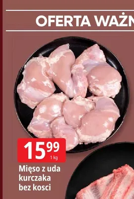 Mięso z uda kurczaka bez kości promocja w Leclerc