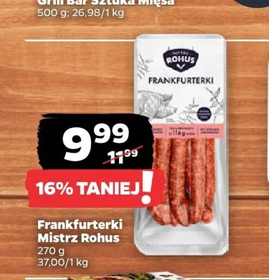 Frankfurterki Mistrz Rohus promocja w Netto
