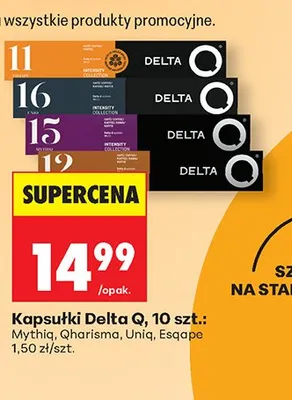 Kapsułki Delta Q Esqape promocja w Biedronka