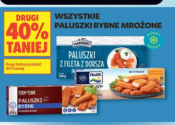 Paluszki rybne panierowane Fish Time promocja w Biedronka