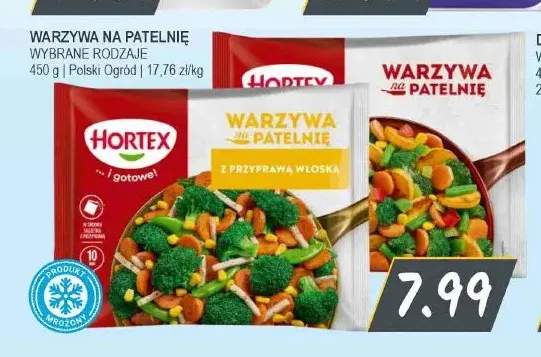 Warzywa na patelnię z przyprawą włoską Hortex promocja w Słoneczko
