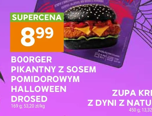 Boorger pikantny z sosem pomidorowym Halloween Drosed promocja w Stokrotka