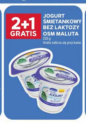 Jogurt śmietankowy bez laktozy Maluta promocja w Stokrotka