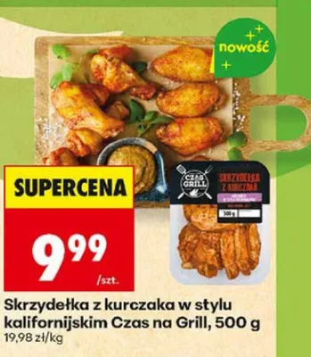 Skrzydełka z kurczaka w stylu kalifornijskim Czas na Grill promocja w Biedronka
