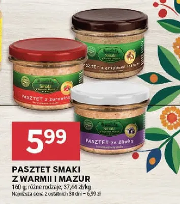 Pasztet smaki z warmii i mazur promocja w Stokrotka