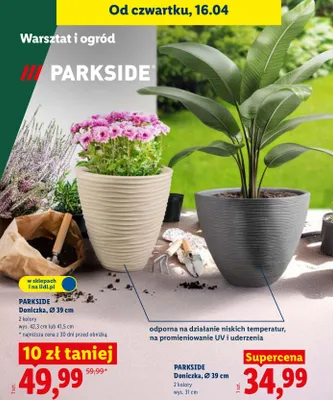 Doniczka, Ø 39 cm promocja w Lidl