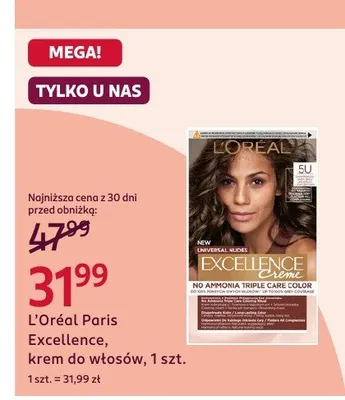 Krem do włosów Excellence promocja w Rossmann