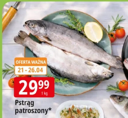 Pstrąg patroszony promocja w Leclerc