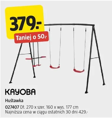 Huśtawka promocja w Jula