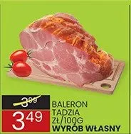 Baleron tadzia promocja w Wafelek