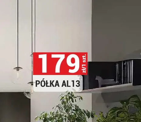 Półka AL13 Allmo kolor dąb estana jasny/antracyt promocja w Merkury Market