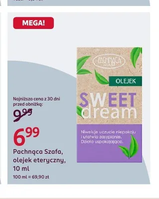Olejek eteryczny Pachnąca Szafa Sweet Dream promocja w Rossmann